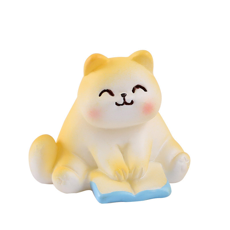 新款猫咪的日常生活微景观DIY造景装饰配件 猫咪的日常树脂小摆件|undefined