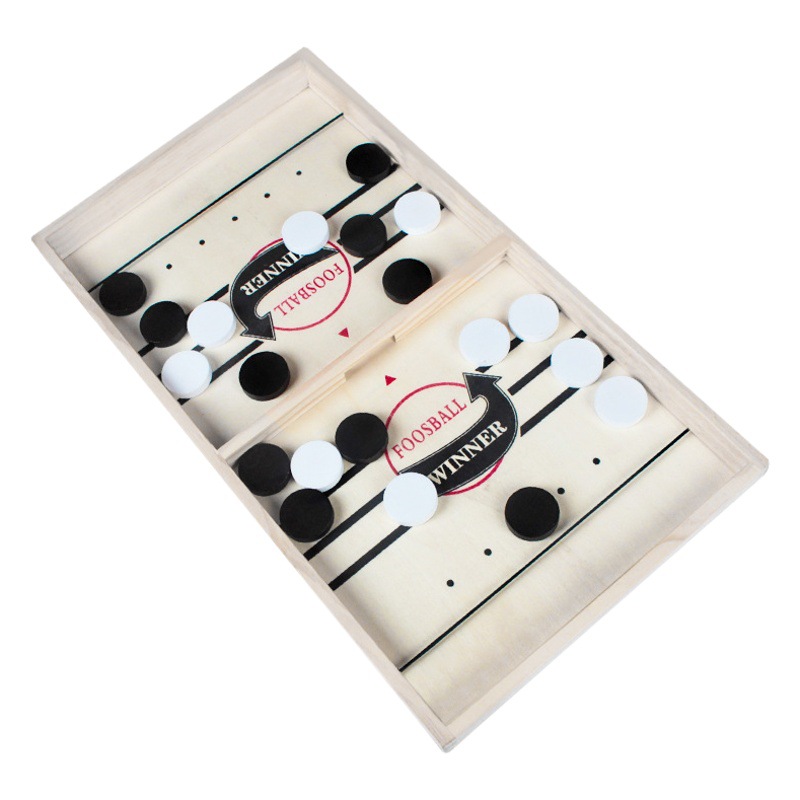 Juego de Ajedrez de madera interacción padre-niño ajedrez juguete de los niños jugando ajedrez toque ajedrez hockey hielo juego de escritorio Batalla Colección