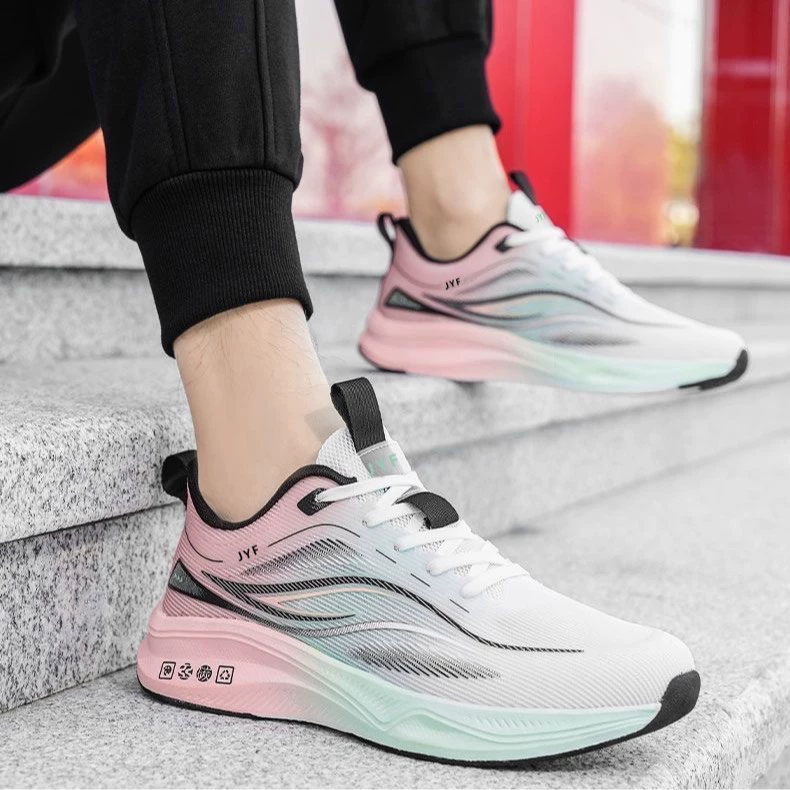 Summer footwear, men's breathable non-slip shock-absorbing sports shoes for leisure