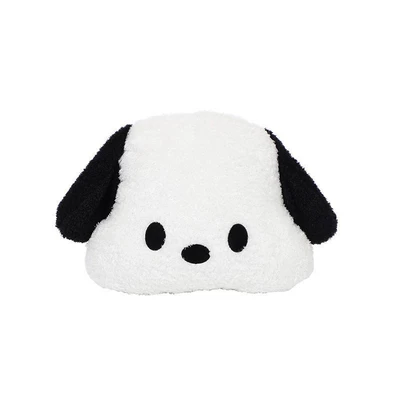 Seat cushion, seat cover, Car Seat Cushion Winter Simple - plush-black-and-white-dog-waist