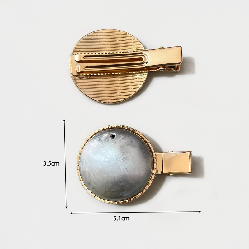 DIY 宋錦ブローチベース合金有名な生地トレイピン衣類装飾アクセサリー保険バックルピントレイ|undefined