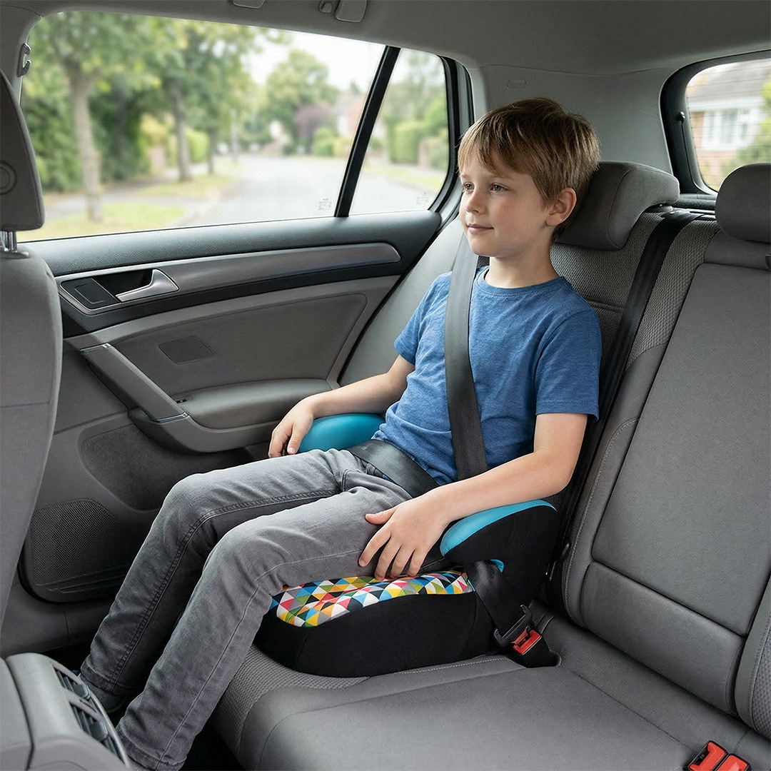 Cross-Border Child Safety Seat Booster Cushion 3-12 Years Old Isofix Portable Simple Car Baby Seat Cushion Cotton