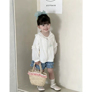 女童外套夏季新款儿童皮肤衣春夏洋气女孩外出服女宝宝轻薄防晒衣