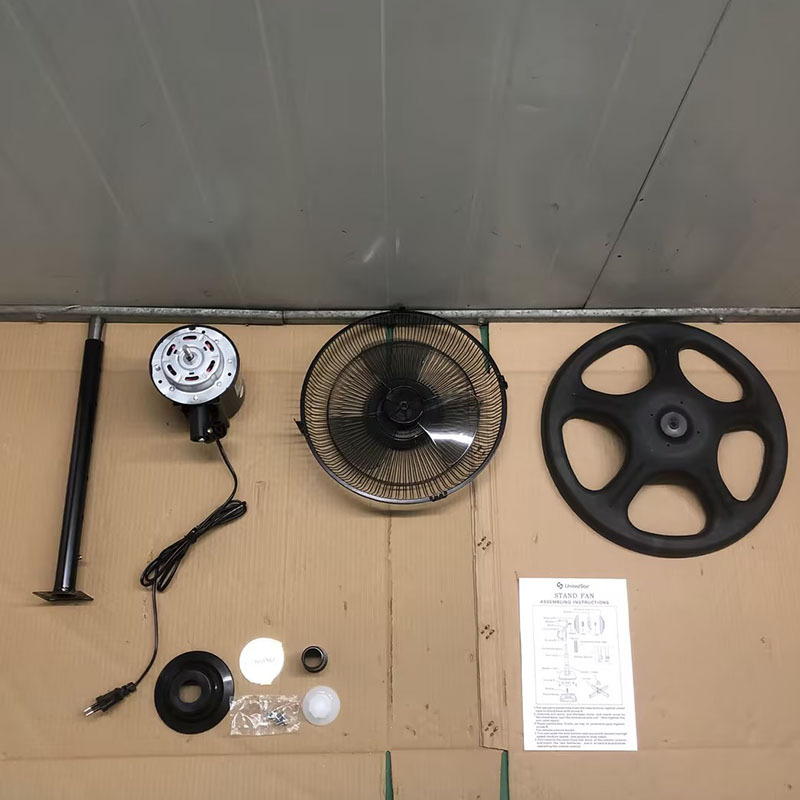 Spot ventilador de suelo de 10 pulgadas y 12 pulgadas, ventilador portátil con hoja de aluminio para dormitorio, ventilador con cabezal móvil, exportación de pie para estudiantes