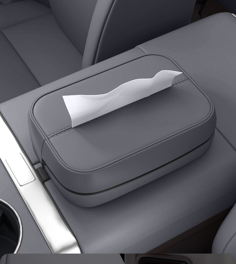 Suitable for Denza N9 Tissue Box, 25 Models of Car Armrest Box Hanging Tissue Holder, Seat Modification Interior Tissue Box