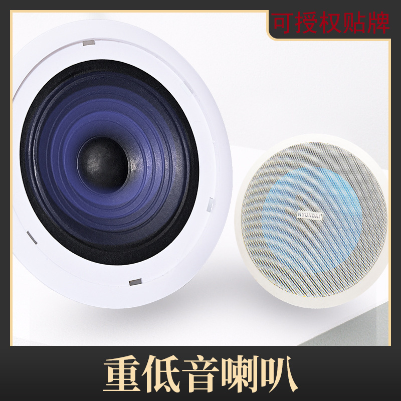 固定圧力天井ホーン 5inch 6inch 商業天井天井ホーン火災背景音楽金属天井ホーン|undefined