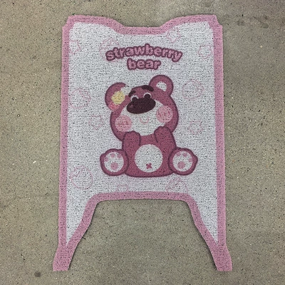 Electric vehicle foot mat, Motorcycle Foot Mat Waterproof Pedal Mat - tailing-cangqiong-2026-electric-motorcycle-strawberry-bear