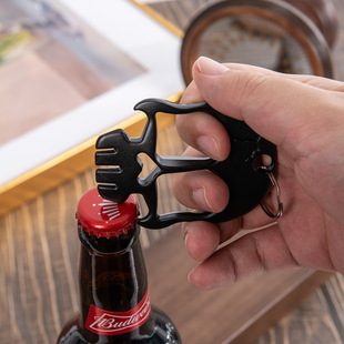 Halloween Face Skull Bottle Opener Window Breaker Personalized Keychain Creative Portable Bottle Opener Beer