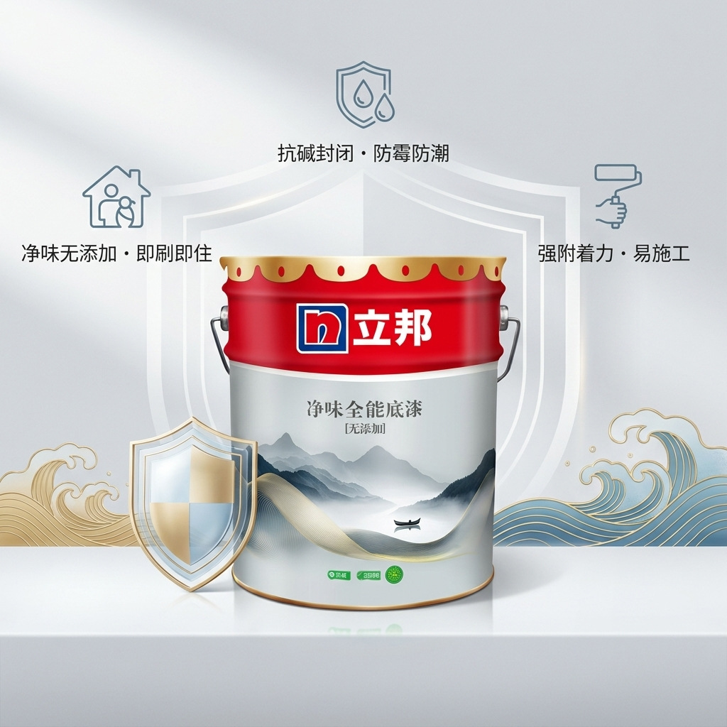 Nippon Paint odorless universal primer interior wall latex paint indoor household self brushing pain