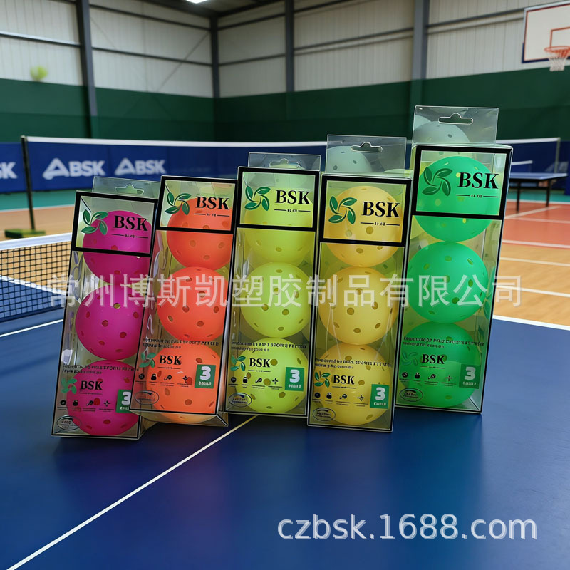 40-Hole Pickleballs Factory Rotomolded Pickleball Balls 74mm One-Piece X-40 Hole Balls for Competition Use