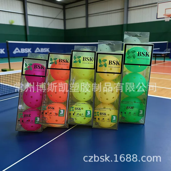 40-Hole Pickleballs Factory Rotomolded Pickleball Balls 74mm One-Piece X-40 Hole Balls for Competition Use