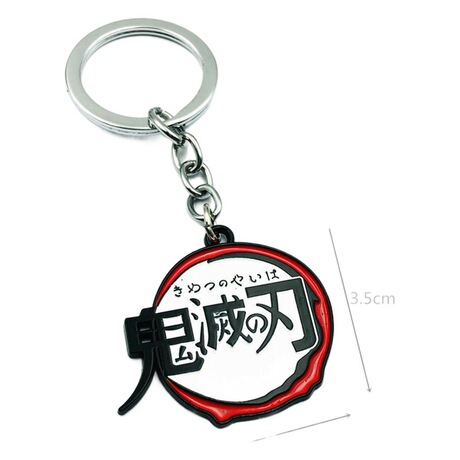 Cartoon Keychains Anime Ghost Blade peripheral inflammatory column wind column k