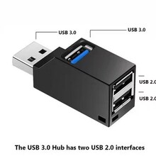 直插便携式多接口HUB分线器 usb3.0高速集线器外接
