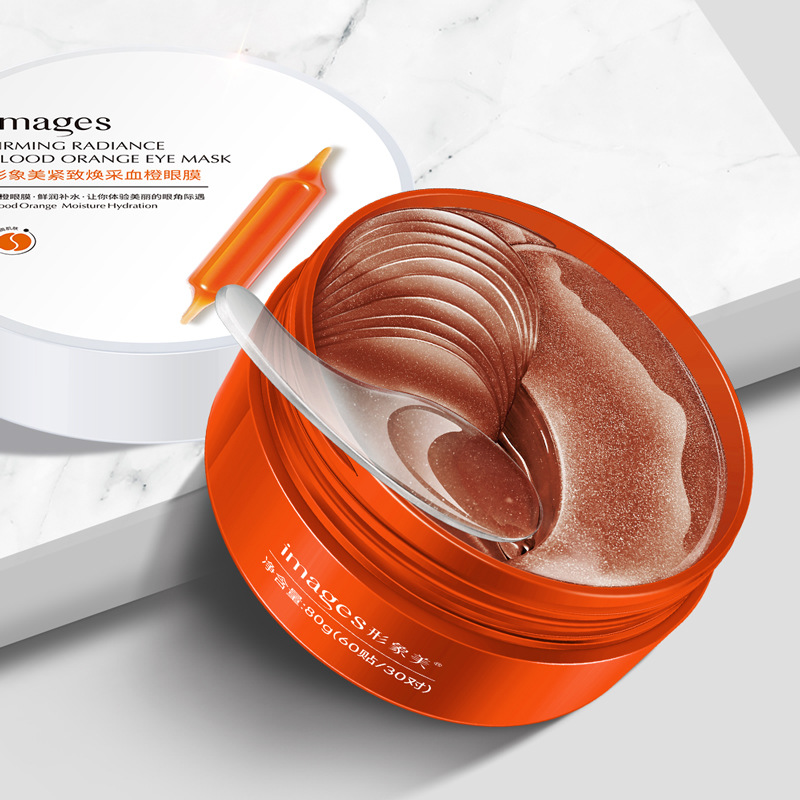Mascarilla de Ojos Reafirmante e Iluminadora con Naranja Sanguina Image Beauty, Hidratante, Reduce las Ojeras y Mejora la Apariencia del Contorno de Ojos, Parches para Ojos al por Mayor image 1