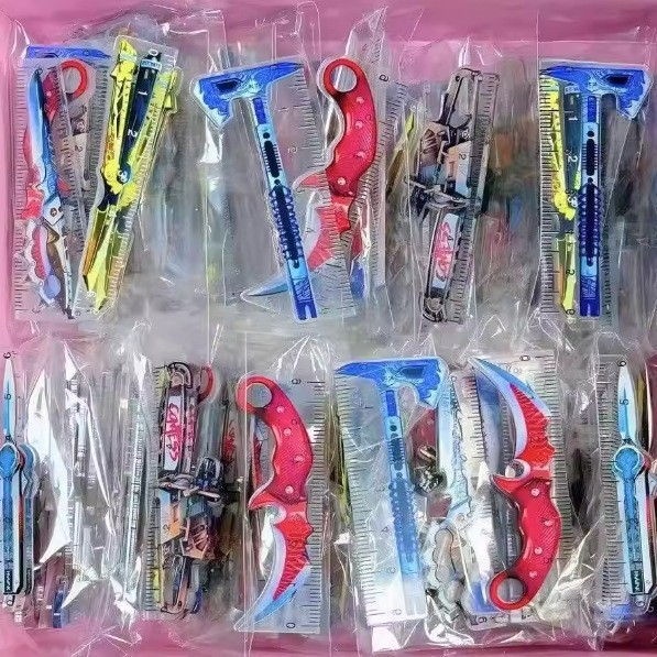 Juegos de acción del nuevo delta de palma regla modelo de armas juguetes para niños mochilas para niños