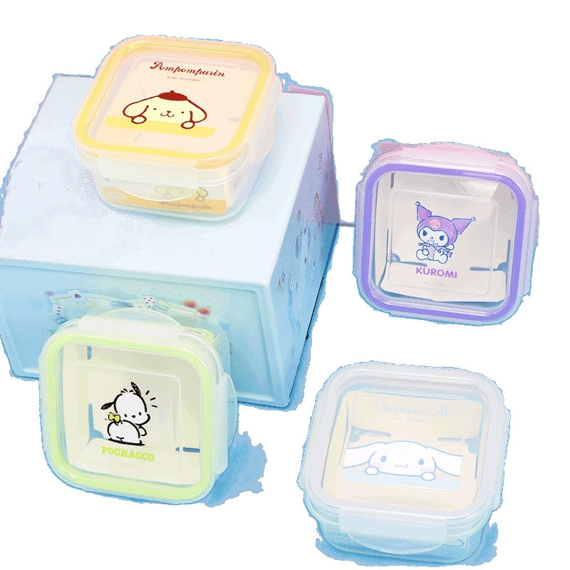[MINISO名创优品三丽鸥四边扣便当盒可爱玉桂狗可加热微波炉饭盒]