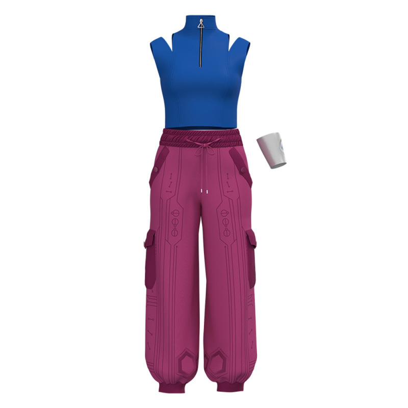 Jiamei ハロウィンステージパフォーマンスコスチュームコスプレ cos 衣装ゴシックダークパンクレトロコスプレ衣装|undefined