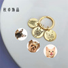 Photo, necklace, pendant, commemorative keychain, choker, handmade, pet, cat, Birthday gift