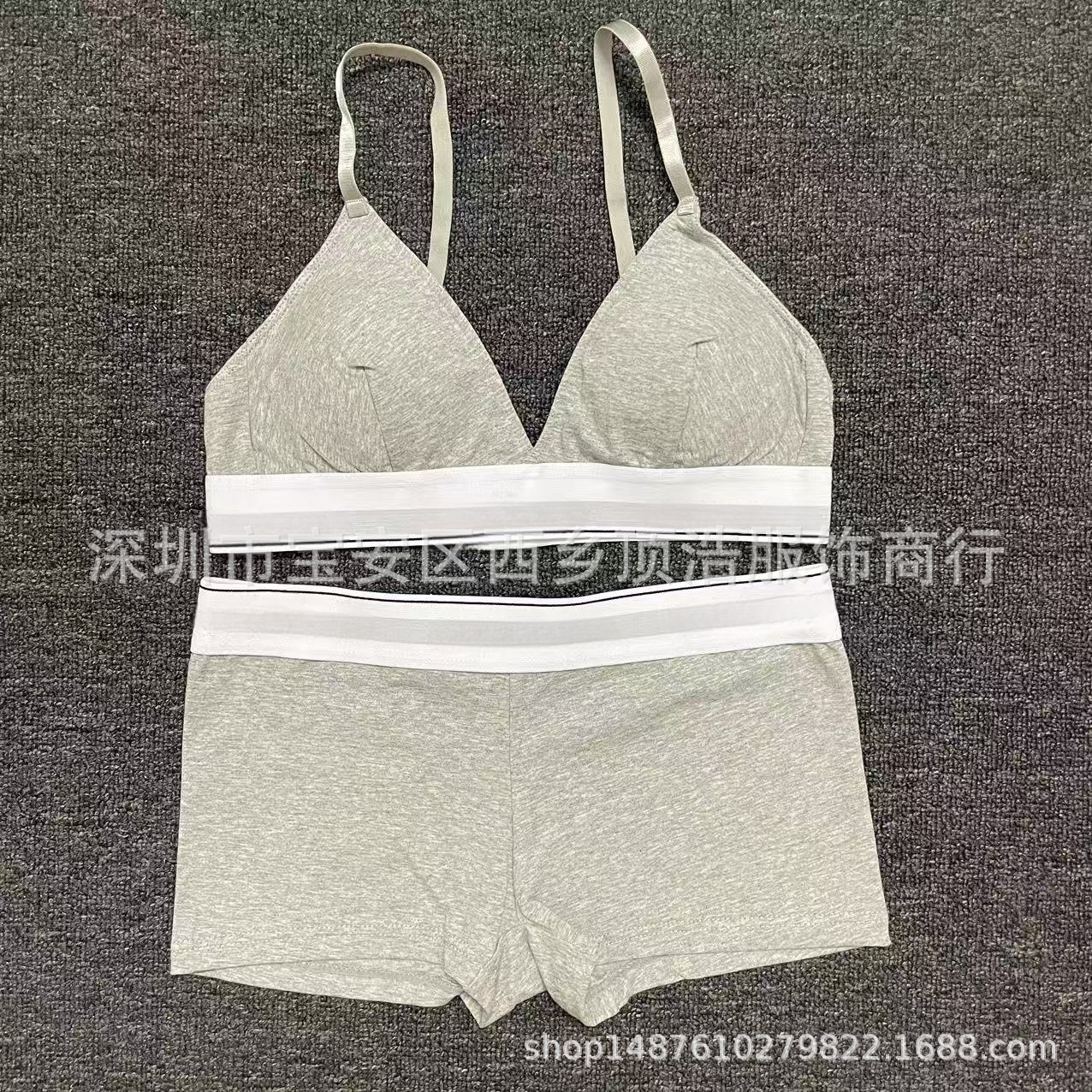 복서 브리프 정장 그레이