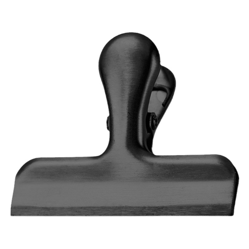 Transfronterizo 430 de acero inoxidable tipo T libro titular cambio de la factura de papel sostenedor de metal espesado clip de sellado de alimentos clip