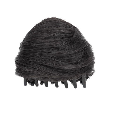 Wig hair band, sweet and cute cat ear ball head, clip-on simulation antique hair bag, fluffy lazy artifact hair band