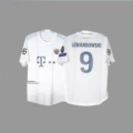 19-20 UCL Champions Bayern Munich Away #9 Lewandowski + Patch