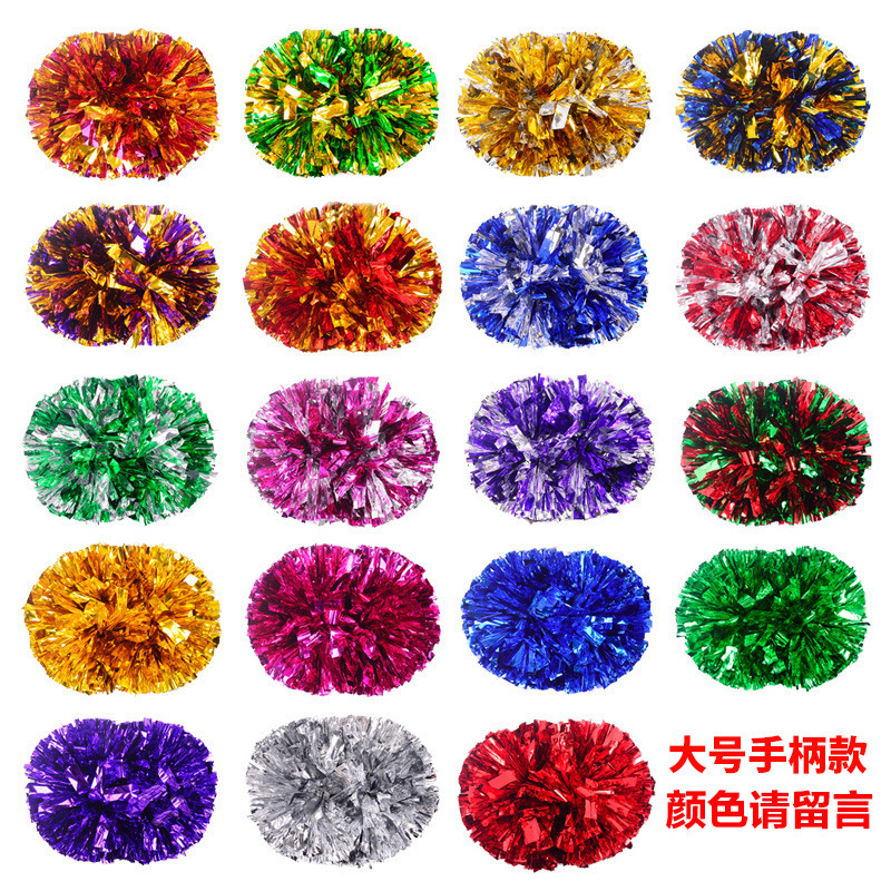 Porristas Bola de flores porristas mano flor mano sacudida flor danza rendimiento mano flor porristas flor bola de color rendimiento