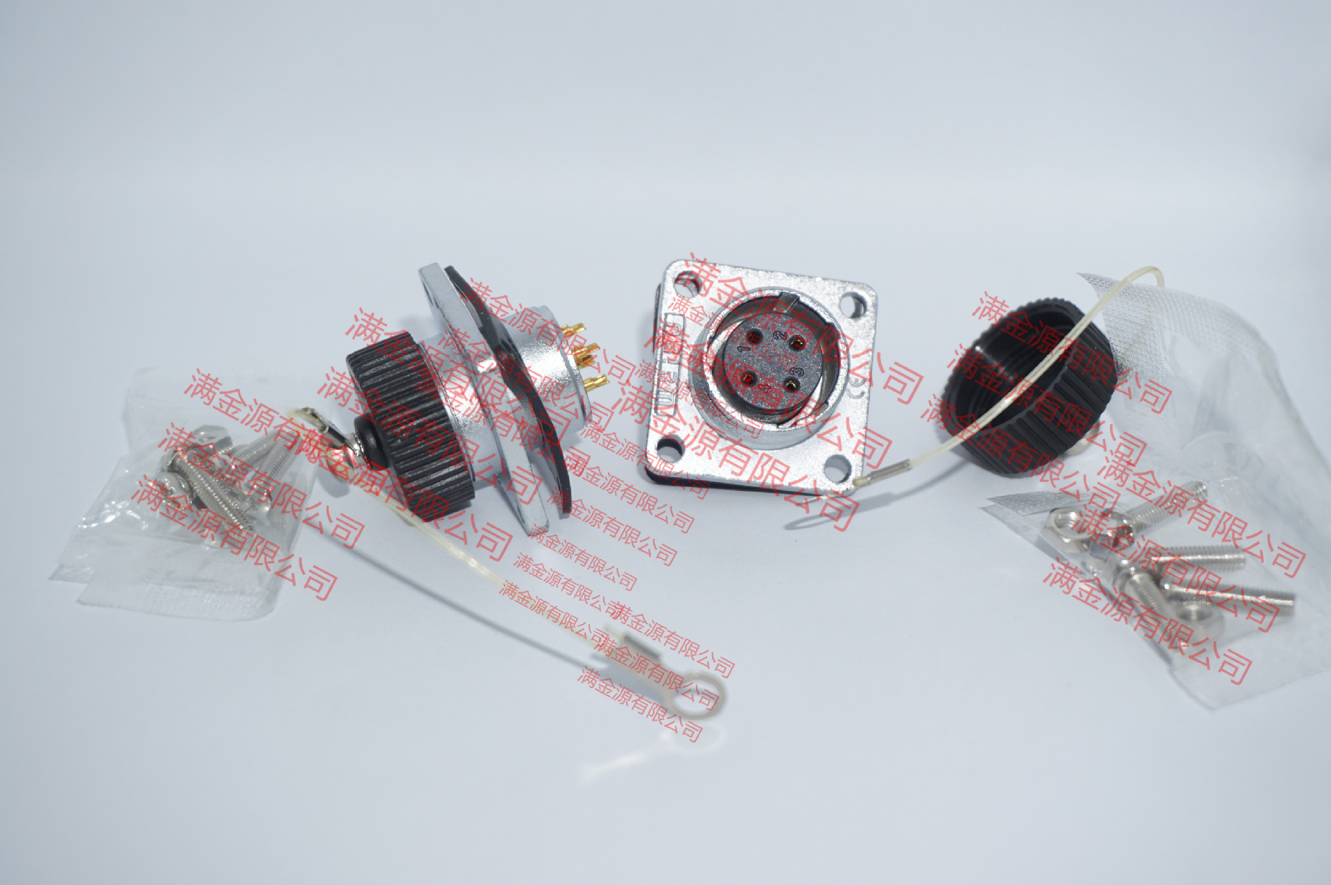 WEIPU WS16K4Z全新原装连接器圆形法兰座4芯配护盖接插件面板安装