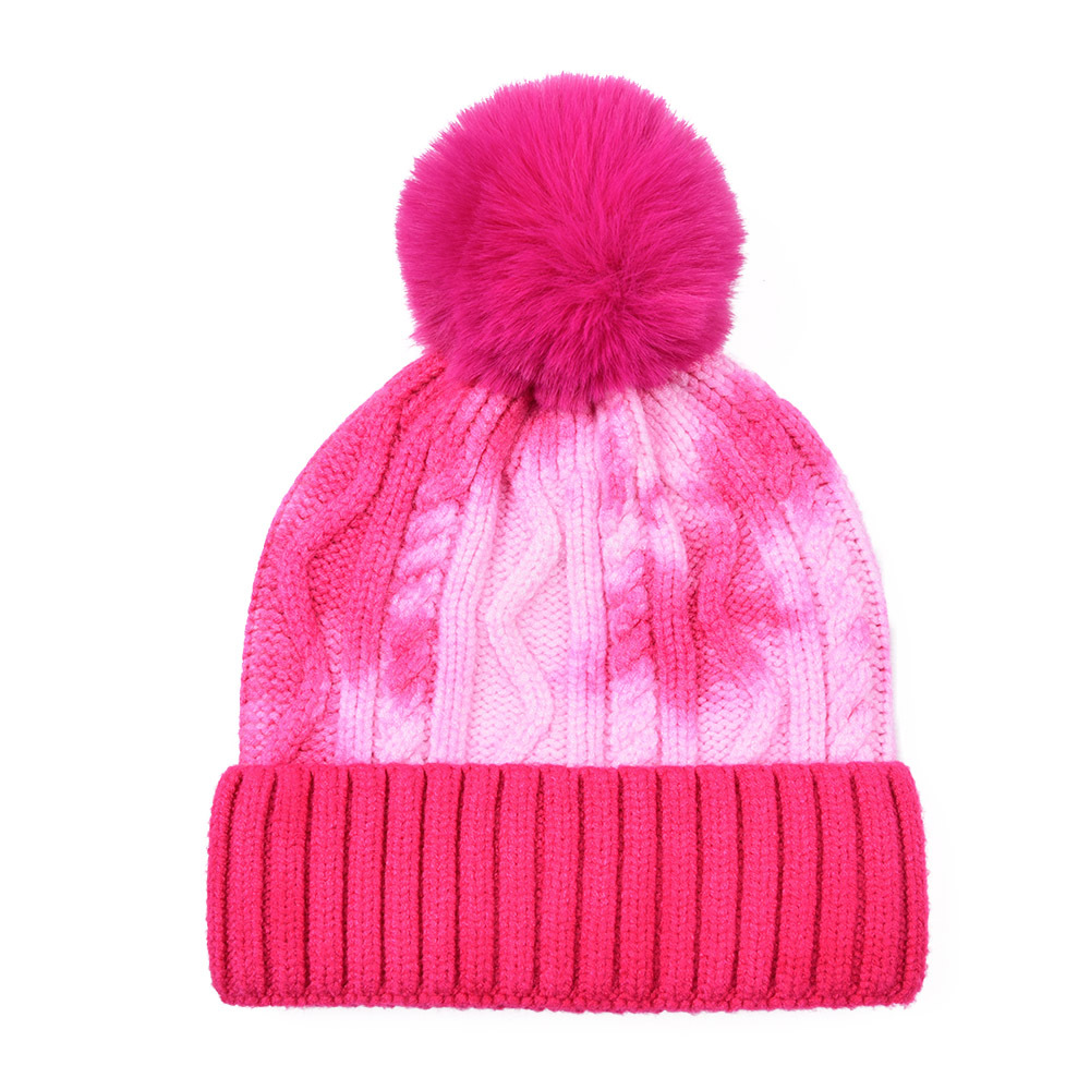 Unisex Classic Style Color Block Eaveless Wool Cap display picture 2