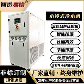 车间压缩机水冷冷水机工业冰水机注塑吹膜低温冷却冷冻机快速制冷