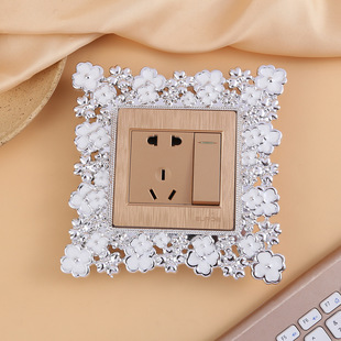 Cross-border 86 type switch protective cover European plum blossom switch cover source manufacturers switch paste 2097 switch paste wholesale
