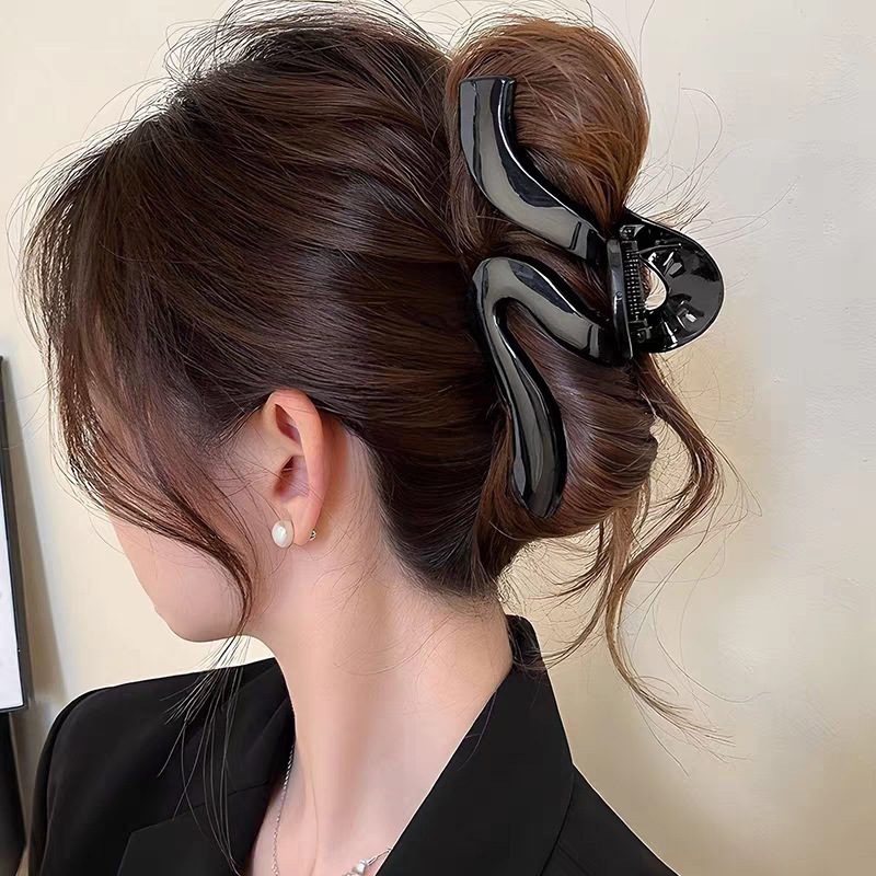 7# bright wavy hair grab [12.5cm]