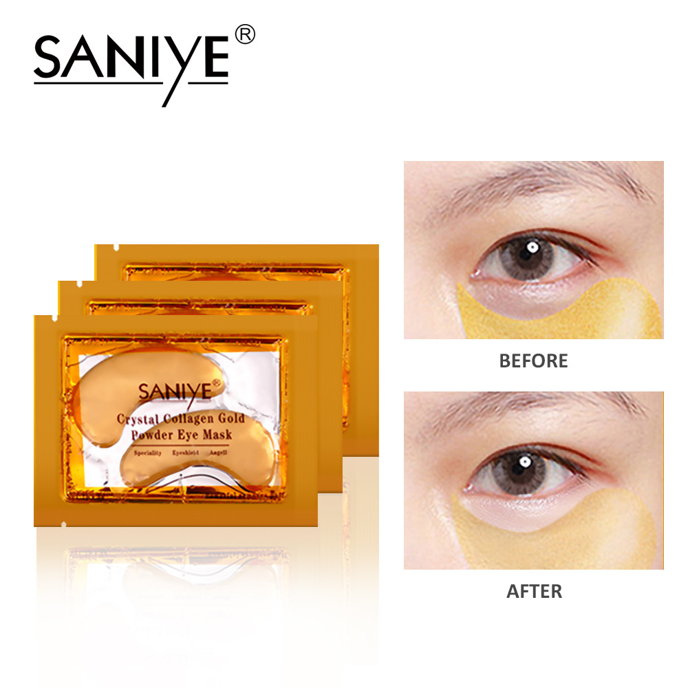 SANIYE Cross border Specifically for Eye Mask moist Remove bags under the eyes Desalination Dryness gold Repair Moisture Essence nursing