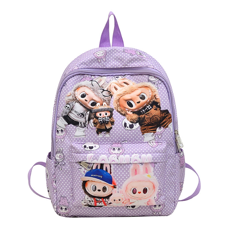 Cartoon school bag, cute card holder for early age, trend backpack for men and women for leisure, Amazon