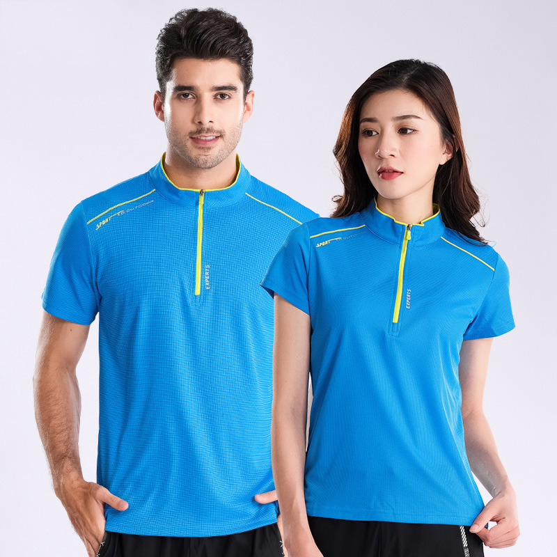 Al aire libre, ropa de secado rápido de cuello para hombres, mangas largas, ligera y transpirable, ropa de secado rápido para correr, caminata, camiseta elástica, verano image 5