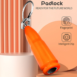 Fingerprint padlock smart padlock cabinet lock student dormitory anti-theft lock gym small lock bag small padlock