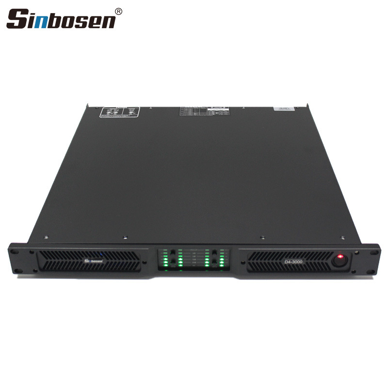 Rendimiento super alta potencia profesional de cuatro canales puro de nivel trasero línea matriz digital pesado subwoofer amplificador KTV amplificador de potencia