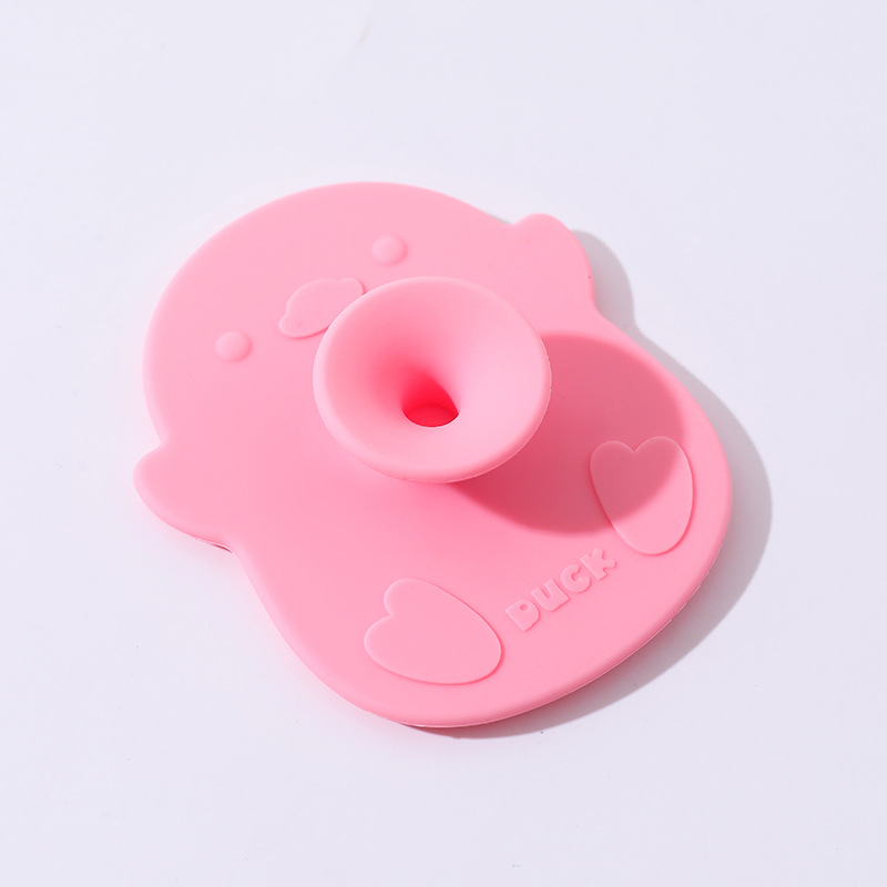 Cepillo de champú de silicona para bebés Cepillo de limpieza de baño para bebés multiusos Cepillo de masaje de descalcificación para bebés