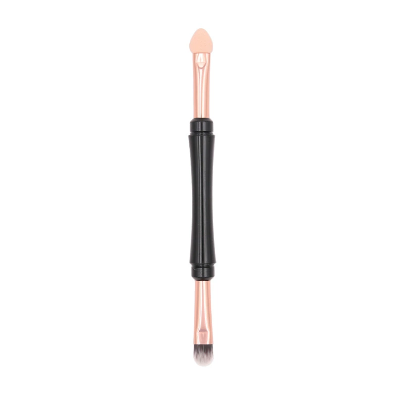 Double-sided cover with lid for eyelashes, curly handheld dustproof brush