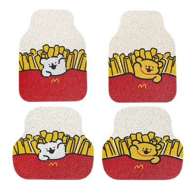 Wire Ring Car Carpets, Car | Universal Foot Pad - french-fries-puppy-hoop-foot-pads-set-of-four