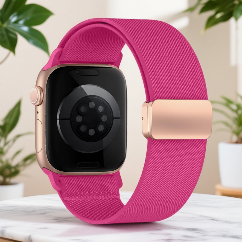 Suitable for Apple Watch S11Ultra Apple Watch S10/Se/6/5/4/3 Waterproof Elastic Nylon Strap