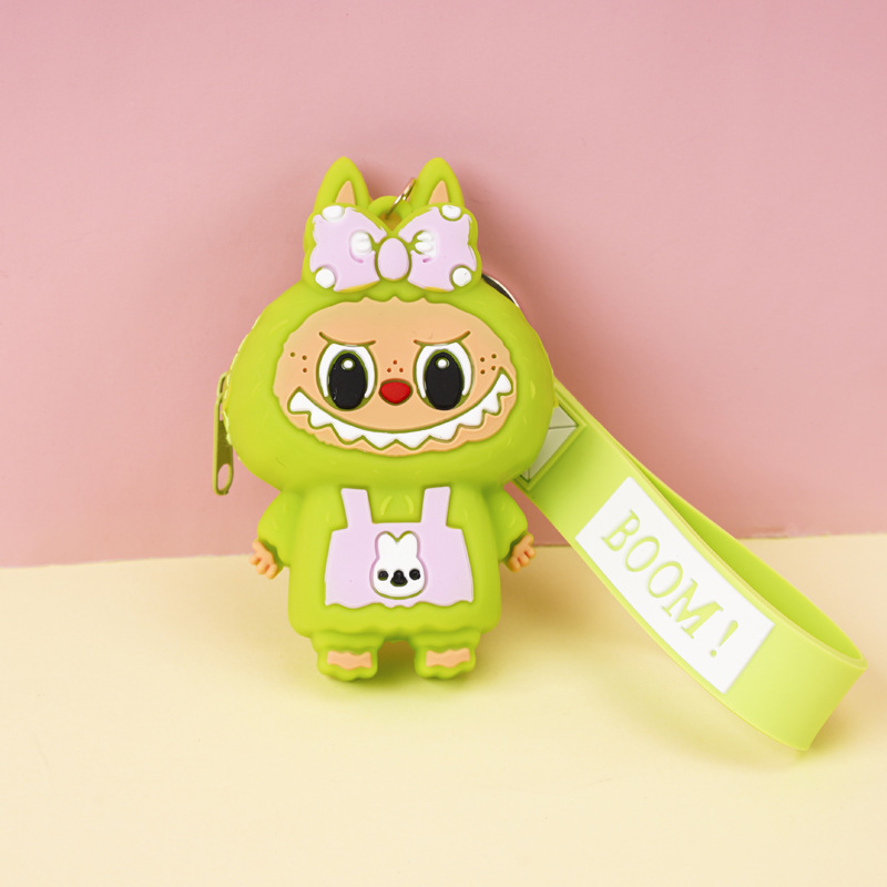 メーカーが生産するネズミ駆除パイオニアラブブキーホルダーペンダントシリコンバッグかわいい子供用小銭入れ|undefined