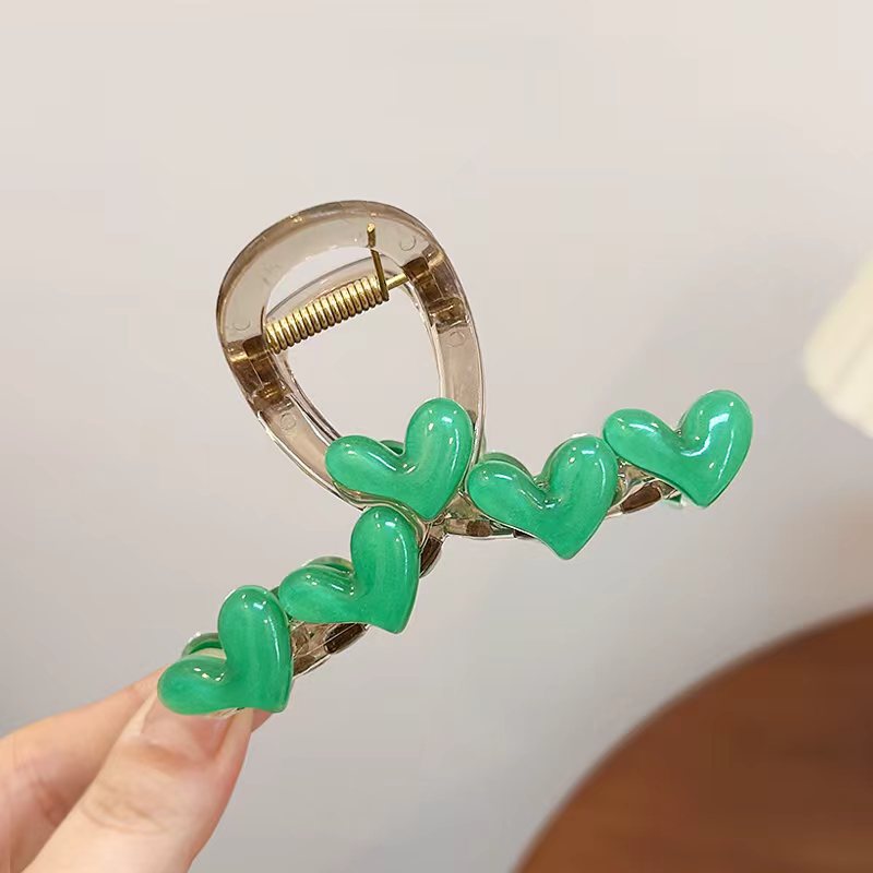 Small heart 8cm - teal