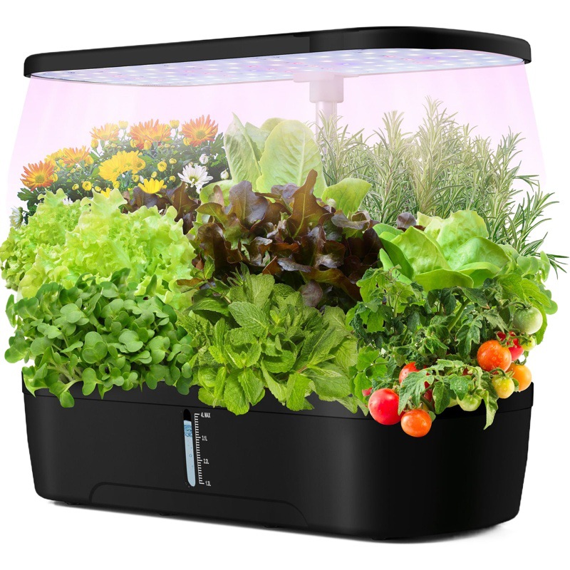 Lámpara LED de crecimiento de plantas | Espectro completo para cultivo hidropónico | Kit completo de jardinería