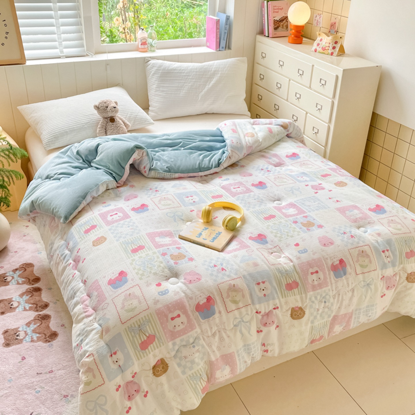 Baby edredón al por mayor edredón núcleo edredón quilted nube sensación de soja invierno cálido edredón de algodón grueso se puede personalizar image 13