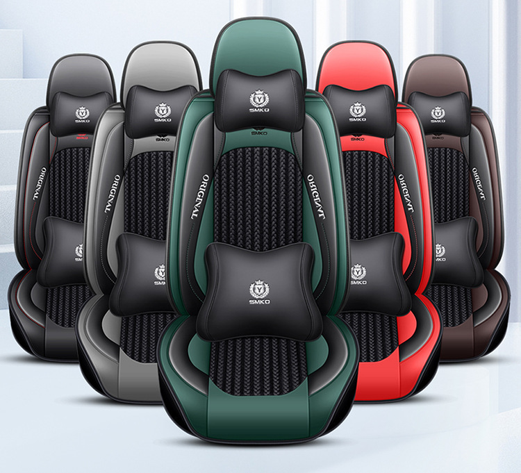 Cross-Border New Four-Season Leather Car Seat Cover Car Five-Seater Fully Enclosed Seat Cushion