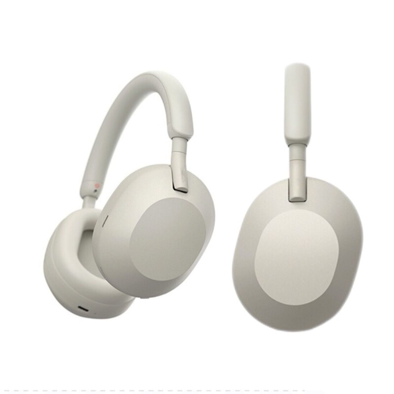 Wh-1000Xm5 Noise-Cancelling Over-Ear Bluetooth Headphones with Long Battery Life, Wireless, In-Stock, Super Long Battery Life