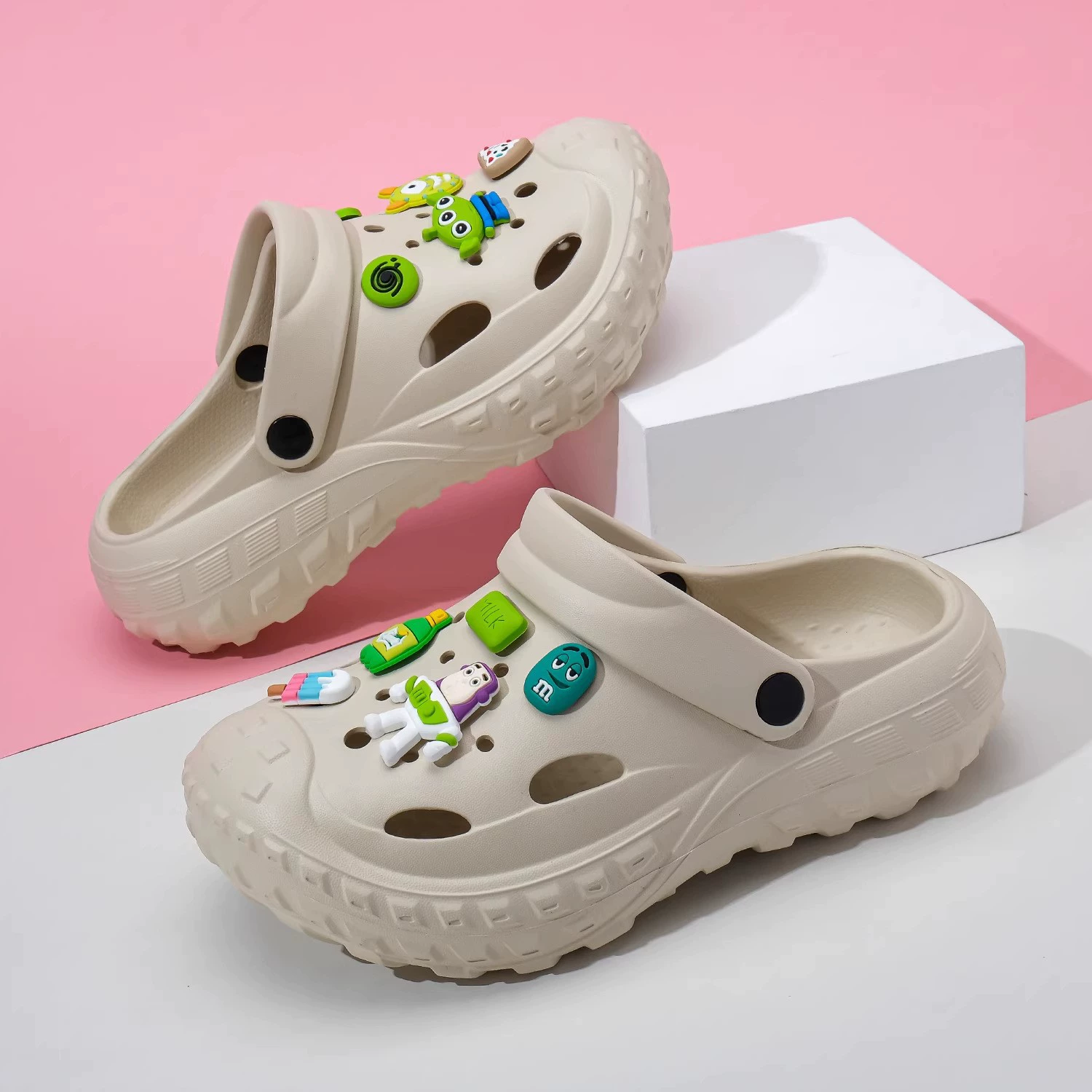 Summer beach sandals, slippers, for beloved