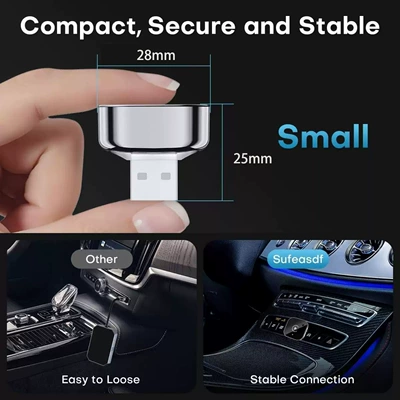Simsiz CarPlay və Android Auto Wireless Conversion Box, No Installation Required