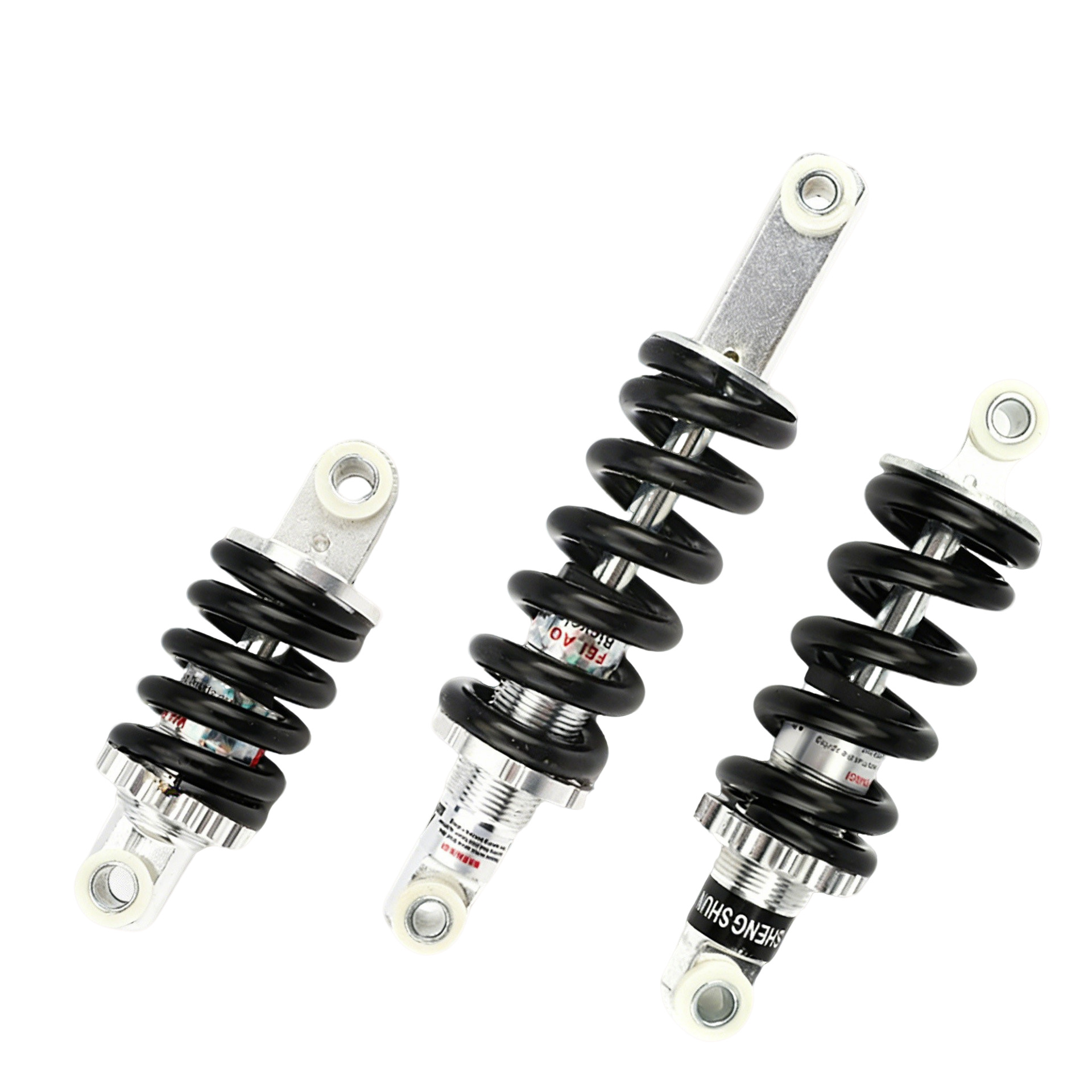 Bicycle shock absorber, mountain bike, folding bike, bicycle accessories, soft and hard springs, mid-mounted rear shock absorber